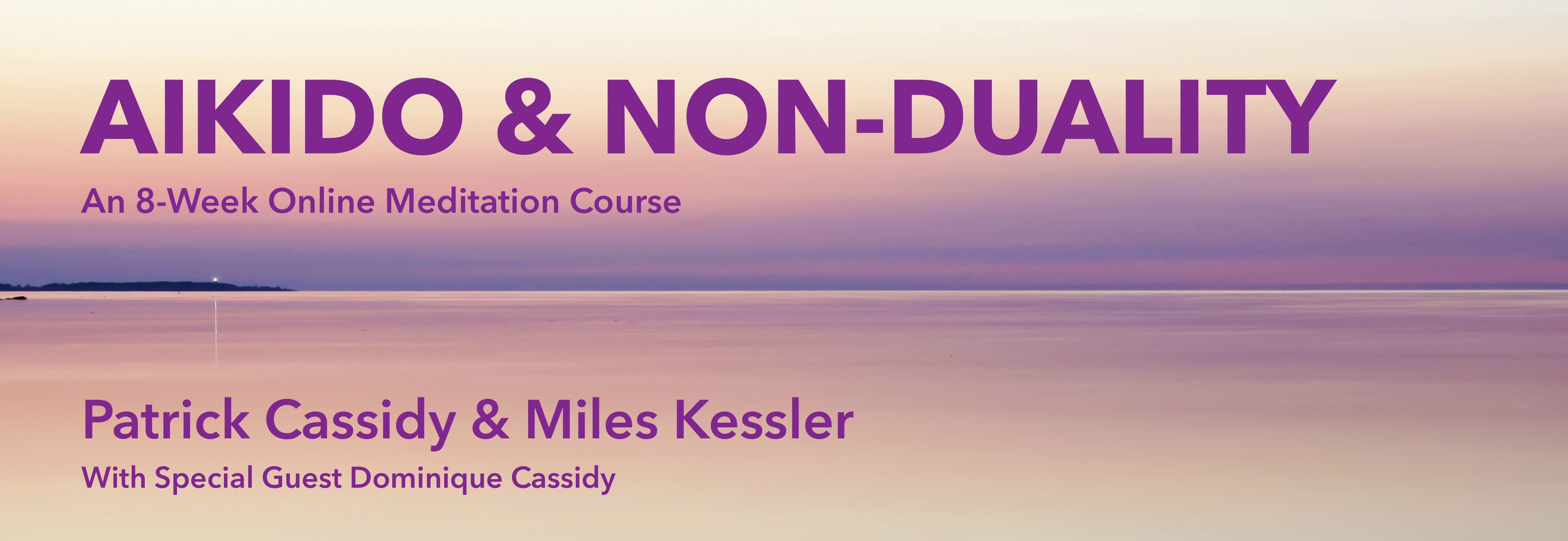 8-Week Online Course w/ Miles Kessler & PAtrick Cassidy