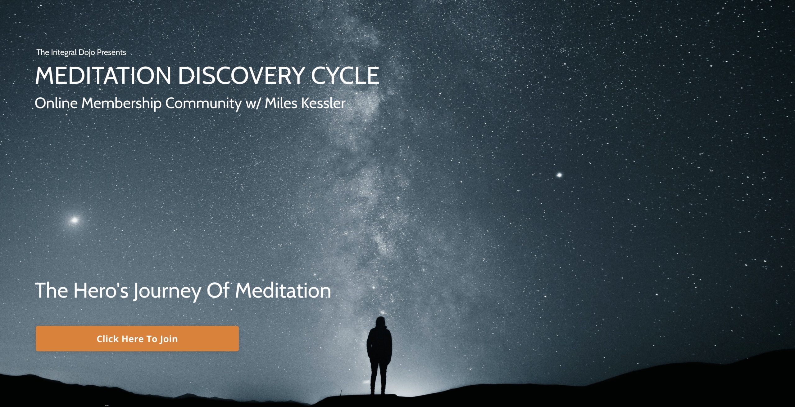 Meditation Membership Program w/ Miles Kessler